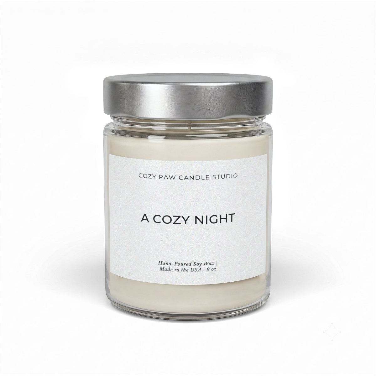 Soy Wax Candle in Jar, 9oz